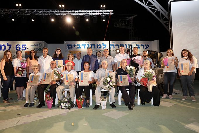 מגדל העמק מצדיעה למתנדביה